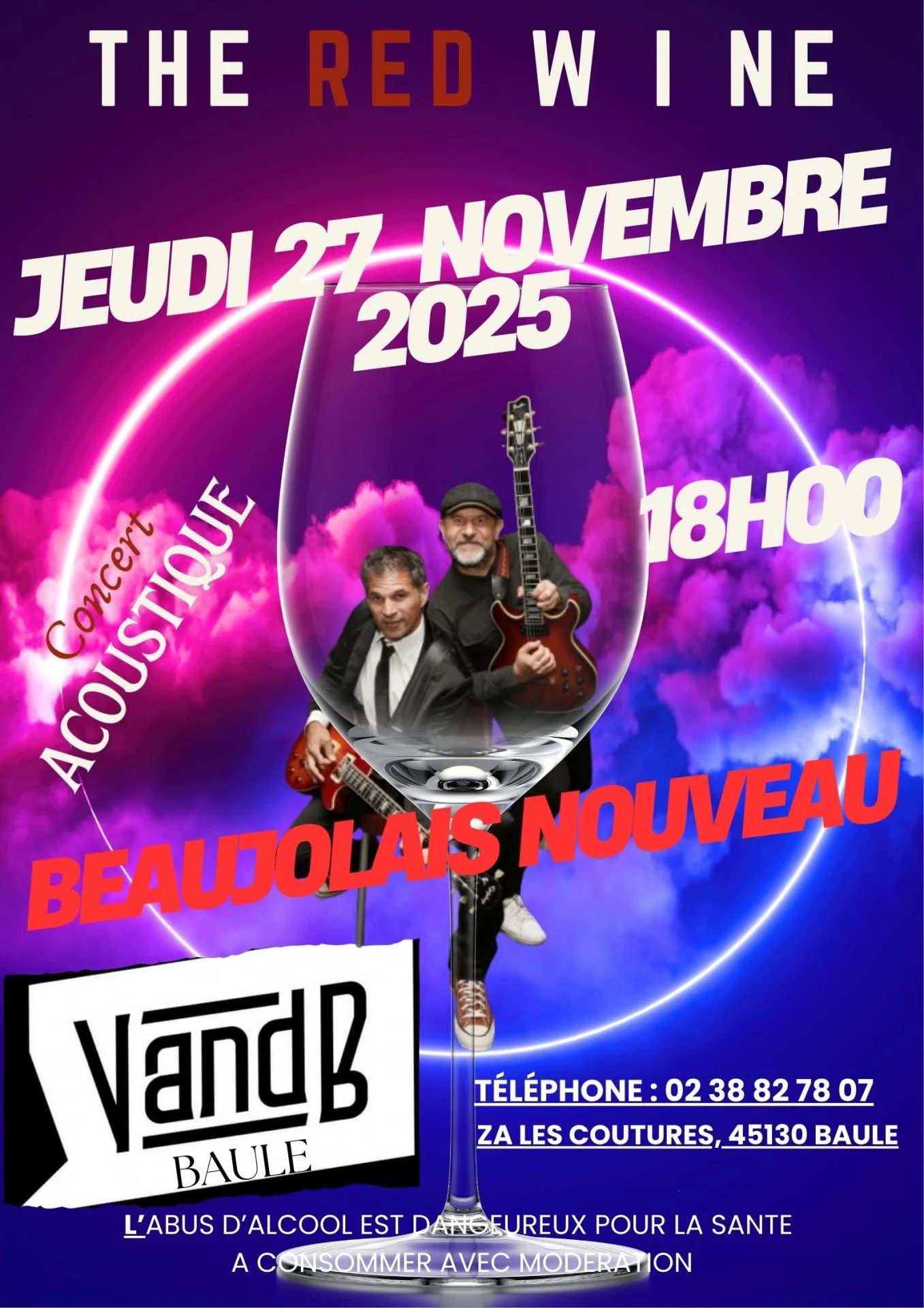 AFFICHE BEAUJOLAIS NOUVEAU 2025